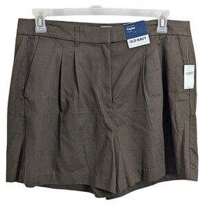 NWT Old Navy Taylor Shorts Women's Large Lagenlook Extra High-Rise Minimalist